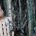 Ветка декоративная Yes Fun с кристаллами, 50 см, синяя