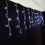 Гирлянда светодиодная бахрома Novogodko, 83 LED, холодный белый, 3х0,6 м, мерцание