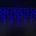 Гирлянда светодиодная бахрома Novogodko, 84 LED, синяя, 2,1х0,7 м, 8 режимов