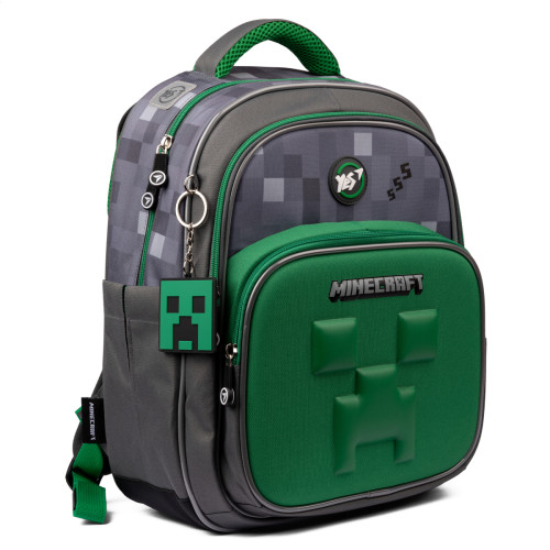 Рюкзак ортопедический YES S-91 Minecraft. Creeper, 38х29х13 см