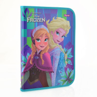 Папка для праці пластикова на блискавці FC Frozen