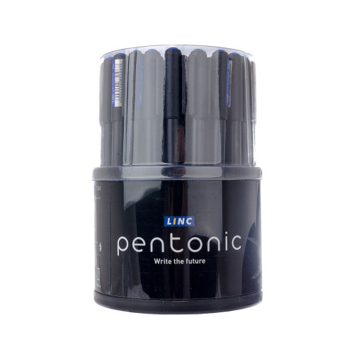 Ручка шариковая LINC Pentonic 0,7 мм микс цветов 50 шт стенд