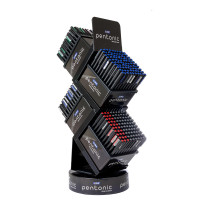 Ручка шариковая LINC Pentonic 0,7 мм микс цветов 400 шт башня