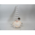 Новогодняя мягкая игрушка Novogodko Гном белый, 35 см, LED тело