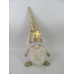 Новогодняя мягкая игрушка Novogodko Гном в золотом колпаке, 44 см, LED звезда