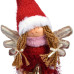 Новорічна м‘яка іграшка Novogod‘ko Дівчинка Янгол в червоному, 58см, LED крильця, сидить Новорічна м‘яка іграшка Novogod‘ko Дівчинка Янгол в червоному, 58см, LED крильця, сидить