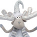 Новорічна м‘яка іграшка Novogod‘ko Олень в білому, 53см, LED роги Новорічна м‘яка іграшка Novogod‘ko Олень в білому, 53см, LED роги