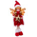 Новорічна м‘яка іграшка Novogod‘ko Дівчинка Янгол в червоному, 58см, LED крильця Новорічна м‘яка іграшка Novogod‘ko Дівчинка Янгол в червоному, 58см, LED крильця