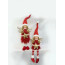 Новогодняя мягкая игрушка Novogodko Девочка Ангел в красном, 58 см, LED крылышки