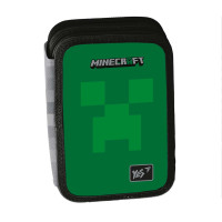 Пенал твердий YES HP-01 твердий подвійний Minecraft Creeper