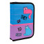 Пенал твердый 1Вересня одинарный с двумя клапанами HP-04 Pink and Blue