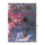 Тетрадь А4 клетка Пластиковая папке с рисунком С Фольгой Galaxy, 48 листов
