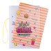 Тетрадь А4 клетка Пластиковая папке с рисунком Style Girl Orange, 48 листов
