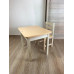Дитячий стіл та стілець жовтий, стіл із ящиком WS-5441-4044