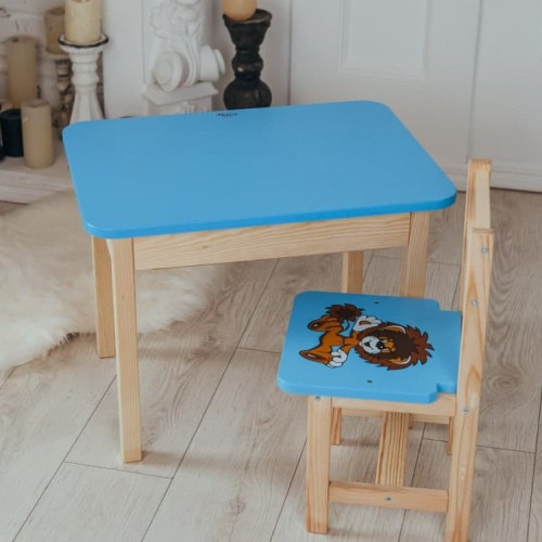 Дитячий стіл та стілець, стіл із ящиком WS-5421-4024