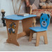 Дитячий стіл і стільчик Кришка хмаринка WS-6121-4321