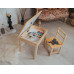 Детский стол и стул, стол с ящиком WS-5441-4042