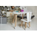 Белый столик тучка и стульчик детский зайка белоснежный детский столик WS-217612