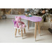 Детский столик тучка и стульчик коронка фиолетовый WS-992524