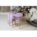 Детский столик тучка и стульчик бабочка фиолетовый WS-992523