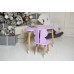 Дитячий столик хмарка і стільчик фіолетовий метелик WS-992523
