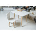 Білий столик і стільчик дитячий білосніжний ведмежа WS-277712