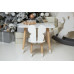 Білий столик та стільчик дитячий білосніжний метелик WS-230512