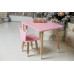 Розовый столик и стульчик детский корона WS-441112