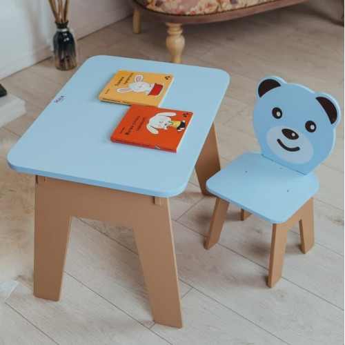 Стол с ящиком и стульчик WS-5320-4320