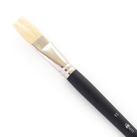 Кисть щетина Santi Highly Pro, длинная ручка, плоская, №11