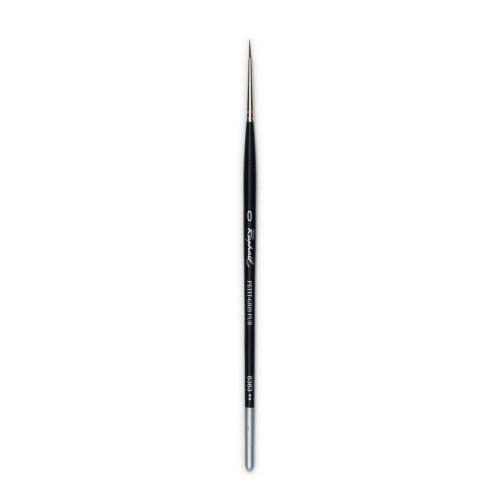 Кисть белка круглая Raphael Petit Gris, №0, длинная ручка (Франция)