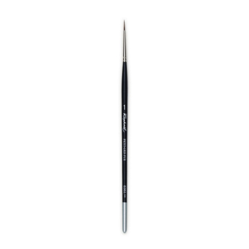 Кисть белка круглая Raphael Petit Gris, №1, длинная ручка (Франция)