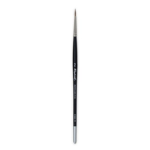 Кисть белка круглая Raphael Petit Gris, №2, длинная ручка (Франция)