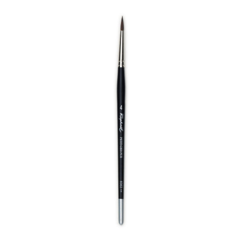 Кисть белка круглая Raphael Petit Gris, №4, длинная ручка (Франция)