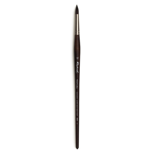 Кисть синтетика круглая Raphael Textura, №12, длинная ручка (Франция)