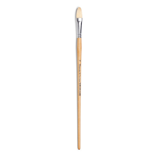 Кисть щетина овальная Tintoretto, №10 длинная ручка (Италия)