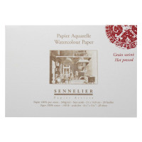 Склейка для акварели Sennelier, 300 г, горячее прессование, 20 листов 21x14,8 см