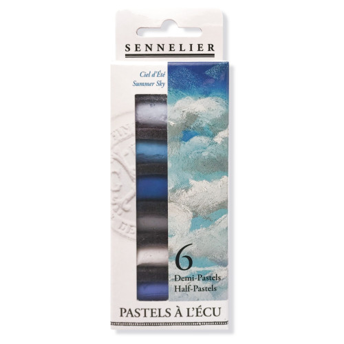 Набор сухой пастели Sennelier, Summer Sky, 6 1/2 цветов, картон