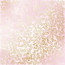 Лист односторонней бумаги с фольгированием Golden Butterflies, color Pink shabby watercolor, 30,5х30,5 см