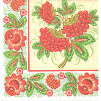 Салфетка для декупажа Украинские бордюры Салфетка для декупажа Украинские бордюры