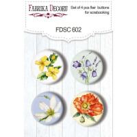 Скрапфішки набір 4шт Summer meadow №602