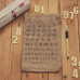 Трафарет многоразовый 15x20 см Украинский алфавит 1 №452