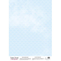 Лист кальки з малюнком деко веллум Акварельна сіточка, А3 (29,7х42 см)