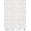 Лист кальки с рисунком деко веллум Бохо кружочки серые, А3 (29,7х42 см)