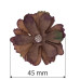 Квітка ромашки бордово-баклажанова, 1шт