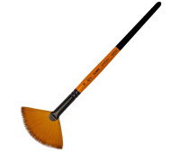 Кисть Синтетика веерная, FLAME 1368FN, №10, короткая ручка ROSA 1368FN10
