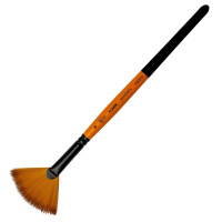 Пензель Синтетика віялова, FLAME 1368FN, №8, коротка ручка ROSA 1368FN08