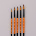 Кисть Синтетика круглая, FLAME 1368R, №12, короткая ручка ROSA 1368R12