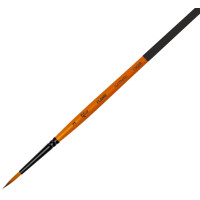 Кисть Синтетика круглая, FLAME 1368R, №3, короткая ручка ROSA 1368R03