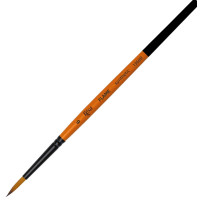 Кисть Синтетика круглая, FLAME 1368R, №6, короткая ручка ROSA 1368R06